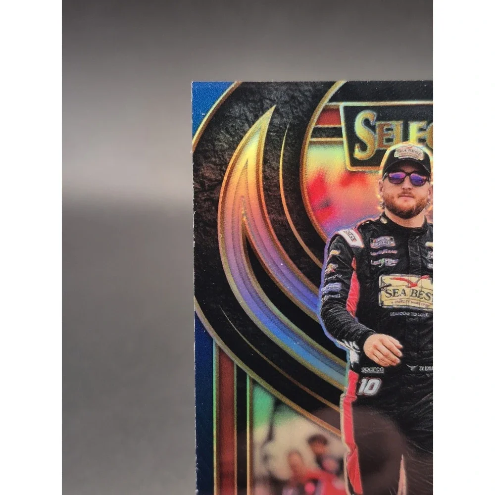 2025 Select Ty Dillion #270 Trackside Black And Blue Prizm /49 Kaulig Racing